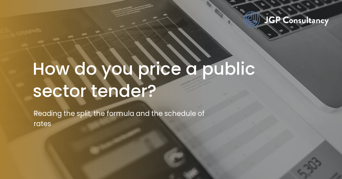 JGP Consultancy article card: How do you price a public sector tender?